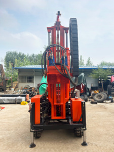 掘削リグDTH空気式ロックドリルリグポータブルディーゼル油圧ボアホール水井 - Product Image 3