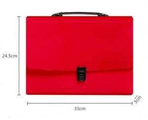 13 Pockets Handle <b>Expanding</b> <b>File</b> <b>Folder</b> Portable Paper Organizer Expandable Plastic Document Organizer Accordion <b>File</b> Organizer - Product Image 2
