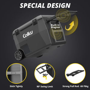 Réfrigérateur de fête en plein air 12V compresseur portable réfrigérateur de voiture congélateur avec poignée et roue Colku 57L GC60 réfrigérateur de voiture - Product Image 6