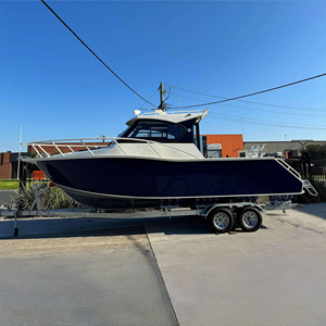 Barca da Pesca in Lega <span class=keywords><strong>di</strong></span> Alluminio 6,25m con Motore Fuoribordo, Imbarcazione da 21 Piedi per <span class=keywords><strong>Fiume</strong></span>/Lago/<span class=keywords><strong>Mare</strong></span> - Product Image 2