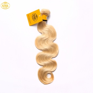 Xblhair มัดผมมนุษย์ยาวและสั้นสองชั้น613ผมบลอนด์ยาว10-30 "มัดผมต่อ - Product Image 3