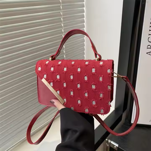 Sac à main tendance pour femme 2025 en PU, sac bandoulière à fermeture éclair, motif étoile, couleur bonbon - Product Image 6