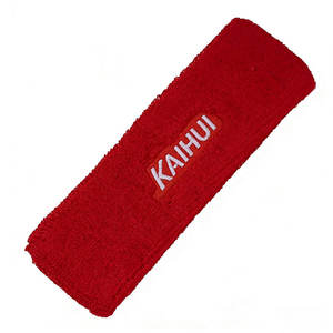 عصابة رأس قطنية مخصصة مع تطريز للرياضة والتنس، واقي مرن للرأس، عصابة امتصاص العرق للترويج، طلب عاجل - Product Image 3