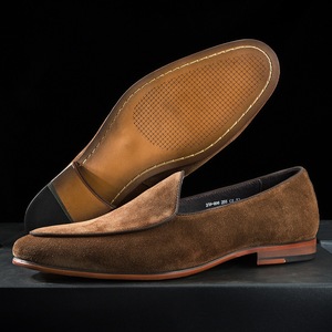 Nouvelles Mocassins en Cuir Véritable et Daim pour Hommes – Confortables, Durables, à Enfiler, Idéales pour la Conduite – Logo Personnalisable - Product Image 4