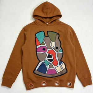 Sweat à capuche tendance pour homme avec broderie, 100% coton respirant, couleurs et logo personnalisés - Product Image 1