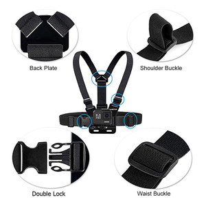 Correa de arnés de montaje en el pecho ajustable para <span class=keywords><strong>GoPro</strong></span> <span class=keywords><strong>Hero</strong></span> 13 12 11 <span class=keywords><strong>10</strong></span> 9 8 7 6 5 4 3 DJI Osmo Action 5Pro 4 3 2 accesorio de cámara - Product Image 2