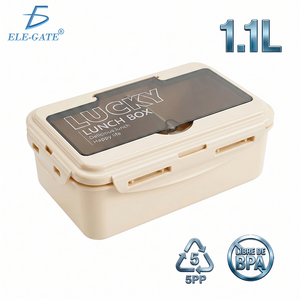 Boîte à lunch Ele-Gate Lucky 1,1 L, récipient en plastique sans BPA pour un usage quotidien - Product Image 4
