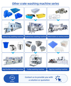 Haute pression 200L chariot à viande Machine à laver alimentaire saut chiffre d'affaires boîte laveuse Buggy Machine de nettoyage - Product Image 6