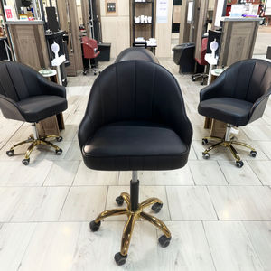 बमबारी थोक सस्ते सौंदर्य सैलून फर्नीचर समायोज्य ऊंचाई पेडिक्योर स्टूल टेक्नीशियन कुर्सी बैकरेस्ट के साथ - Product Image 2