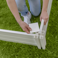 Vente en gros de lits de jardin surélevés résistant aux UV pots de fleurs en plastique PVC jardinières à bas prix