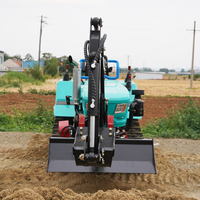 Tracteur agricole multifonctionnel à transmission par engrenages, mini-cultivateur télécommandé sur chenilles, tracteurs sur chenilles à vendre