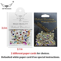 Strass CY en cristal AB à dos plat, formes variées, pour nail art, artisanat DIY, décoration, vente en gros, OEM, ODM