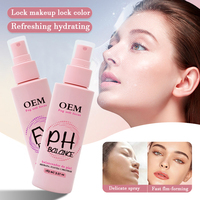 Brume Fixatrice de Maquillage Coréenne en Gros, Meilleure Vente, Longue Durée, Imperméable, Anti-Transpiration, Séchage Rapide, Contrôle du Sébum, Hydratante, Fini Mat