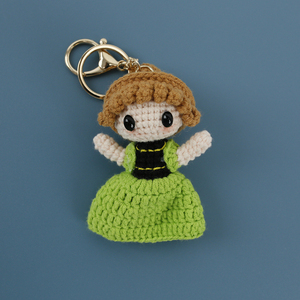Portachiavi fatti a mano in maglia <span class=keywords><strong>di</strong></span> peluche giocattoli portachiavi fatti a mano alla moda all'uncinetto - Product Image 2