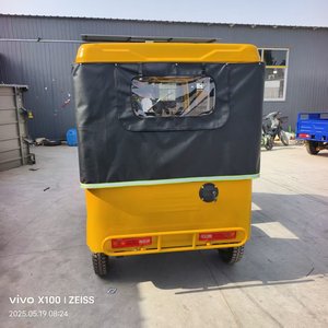 دراجة نارية ثلاثية العجلات عالية الأمان ذات هيكل مفتوح لنقل البضائع تعمل بالبنزين، دراجة نارية جديدة بمقعد جانبي ونظام قيادة آلي - Product Image 2