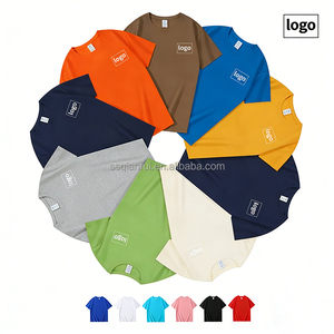 T-shirts décontractés en coton tricoté 100 % respirants, coupe classique, personnalisables OEM pour hommes, parfaits pour l'été – Vente en gros - Product Image 4