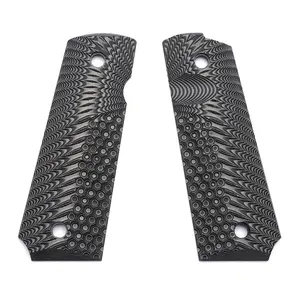 Factory Wholesale High Quality Shooting Handle Parts Ambi Safety Cut G10 Grips for full size, OPS texture