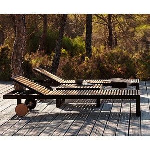 Tumbona de mimbre de diseño moderno para exteriores, hoteles, Villa, playa, piscina, Patio, jardín, lado del mar, tumbona - Product Image 3