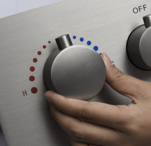 <span class=keywords><strong>Cartouche</strong></span> de robinet mélangeur <span class=keywords><strong>thermostatique</strong></span> en laiton pour douche, 3 sorties, à commande simultanée de la pression de l'eau - Product Image 4