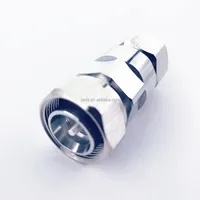 Konektor Lurus Tipe Klem Jack, untuk Kabel Flex MINI DIN 4.3/10 Male 1/2 Kabel LDF4-50A