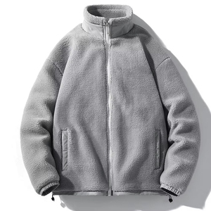 Chaqueta Polar Sherpa Cálida y Holgada con Capucha para Hombre, con Bolsillo con Cierre, Personalizada para Caza, Resistente al Viento - Product Image 3