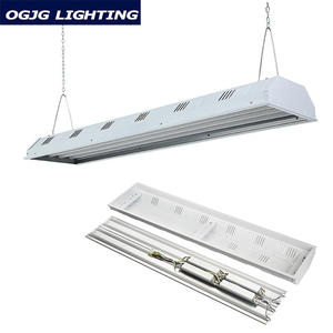 Usine personnalisée ETL DLC énuméré court de tennis de Table suspendu Led haute baie luminaire 100w 200w 300w pendentif linéaire Highbay lumière - Product Image 5