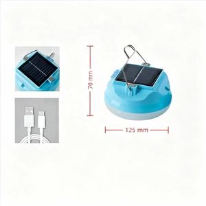 Lampe de camping solaire IP66 étanche, rechargeable, LED, lampe de tente, batterie 3600mAh, intensité réglable, garantie 2 ans, éclairage d'urgence - Product Image 3