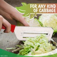 Utensilio de cocina Rebanadora de verduras de doble filo Cuchillo de pelar manual de acero inoxidable multifuncional