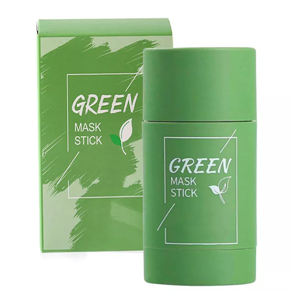 Mascarilla purificadora de té verde, hidratante facial, Control de aceite, limpieza profunda de poros, mejora la piel, venta al por mayor