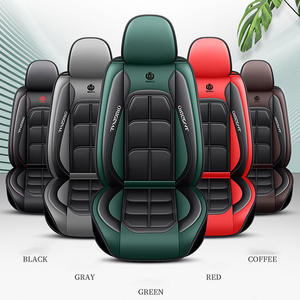 Funda de Asiento Universal de Cuero Sintético de PVC, Transpirable, para Todas las Estaciones, Cojín Delantero para Camioneta y SUV - Product Image 1