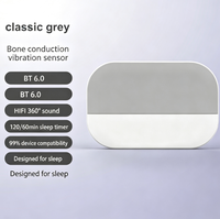 Altavoz Portátil de Conducción Ósea para Debajo de la Almohada, Caja de Música BT Impermeable con Carga Tipo C para Dormir de Lado
