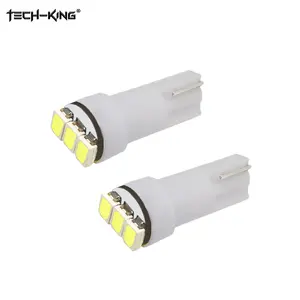 कार T5 1210 3SMD साधन रोशनी DC12V एलईडी प्रकाश बल्ब दीपक 3LED सूचक डैशबोर्ड चेतावनी पढ़ने प्रकाश कार स्टाइल 7 रंग