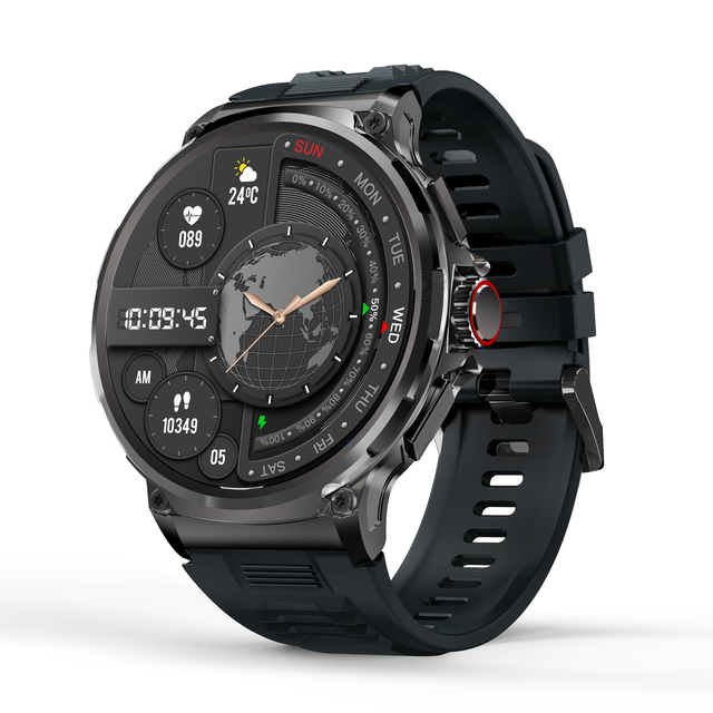 Smart Watch 1.85" BT Call Gesture Control Stress test Man Health Sport tracker Fitness Smartwatch IP68 Waterproof Sports Watches