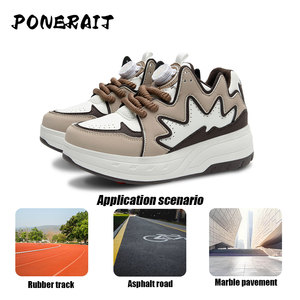 <span class=keywords><strong>Pattini</strong></span> a rotelle a 2 ruote <span class=keywords><strong>in</strong></span> <span class=keywords><strong>linea</strong></span> da uomo alla moda Sneakers a doppio uso <span class=keywords><strong>per</strong></span> bambini <span class=keywords><strong>pattini</strong></span> retrattili con ruote sportive a duplice uso - Product Image 4