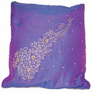 Housse de coussin/oreiller carrée élégante en coton 100% imprimé avec des motifs floraux modernes et vibrants pour canapé, salon, décoration de la maison - Product Image 1