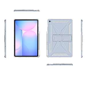 Funda para tableta Samsung Tab S8 Ultra/S9 Ultra/S10 Ultra con soporte, ranura para lápiz, anticaídas, transparente. - Product Image 4