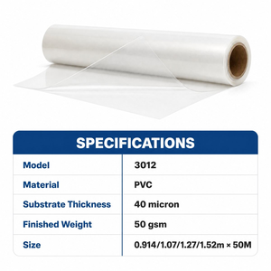 Rouleau <span class=keywords><strong>de</strong></span> film <span class=keywords><strong>de</strong></span> plastification à froid ultra transparent 30 microns, écologique, personnalisable OEM, vente en gros en vrac pour l'impression <span class=keywords><strong>de</strong></span> photos, d'affiches et la fabrication <span class=keywords><strong>de</strong></span> signalétique - Product Image 4