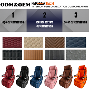 Boîte de rangement Feigeer Tech, appuie-tête électrique, repose-jambes réglable, siège de voiture modifié avec écran LCD, téléviseur relevable pour Vito V260 - Product Image 5