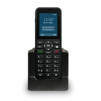 Teléfono IP Inalámbrico WiFi H680W, Doble Banda 2.4G 5G, Pantalla LCD a Color, Teléfono SIP con Batería de 2700mAh para Hospital, Almacén, Oficina