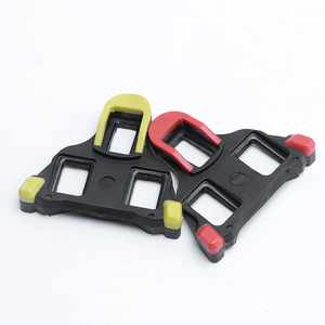Crampons de pédale de vélo de route Yueli, antidérapants, en plastique rouge/jaune pour vélos de route - Product Image 2