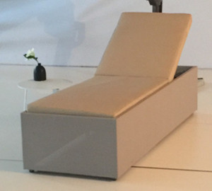 Chaise longue de soleil extérieure de tissu de maille de chasse avec le coussin - Product Image 5