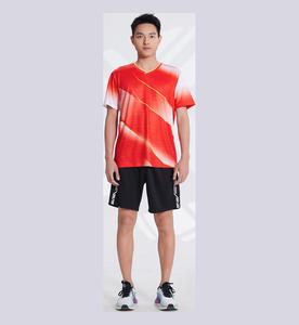 Maillot de tennis de table personnalisé par sublimation, imprimé dégradé, anti-humidité, séchage rapide, toucher doux, uniforme d'équipe de match, logo personnalisé - Product Image 1