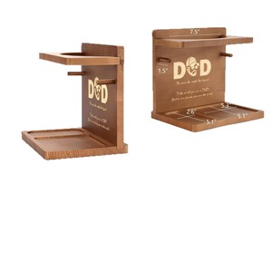 Perchero de Madera para Sombreros, 4 Niveles, Organizador Multifuncional para Entrada, Perchero Hecho a Mano - Product Image 5