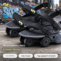 MOONWALKERS Aero AI Gait Control Chaussures Électriques à Roues Exosquelette Intelligent Robotique pour la Marche