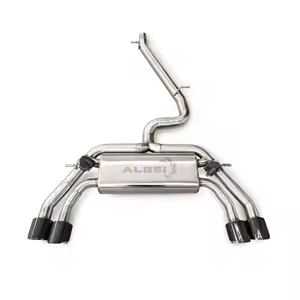 Silenciador de Escape con Válvula para SEAT Leon <span class=keywords><strong>Cupra</strong></span> 2.0T 2017-2021, Acero Inoxidable, Rendimiento, Tubo de Escape de Cuatro Salidas, Modificación - Product Image 5