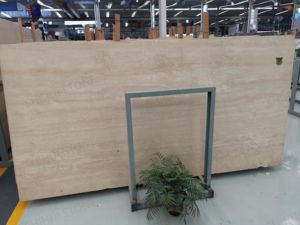 แผ่นหินอ่อนอิตาเลียนไอวอรี่ทราเวอร์ทีนขัดเงา UnionStone ดีไซน์ทันสมัยสำหรับโรงแรม ตกแต่งผนังและพื้นภายในและภายนอกอาคาร-ขายส่ง - Product Image 3