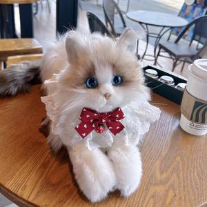 Grande taille mignon incroyable chat simulé poupée coton chaton jouet pour enfants parfait peluche Animal anniversaire ou Date cadeau - Product Image 5