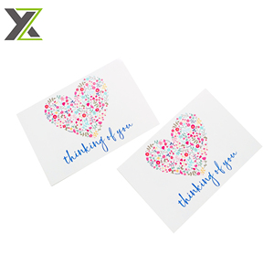 Cheap custom size <strong>thinking</strong> of <strong>you</strong> paper gift card printing postcard - Product Image 2