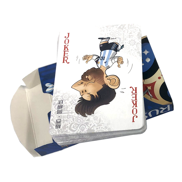 Пользовательские игральные карты с рисунком спереди и сзади с вашим логотипом и рисунком
