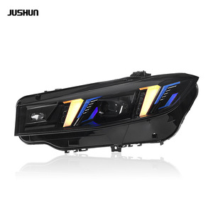 Ensemble de phares Jushun pour BMW Série 3 G20, double couleur LED DRL, style laser - Product Image 2